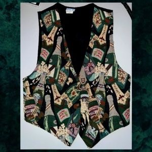 Backroad Blues Vintage Vest- Champagne
